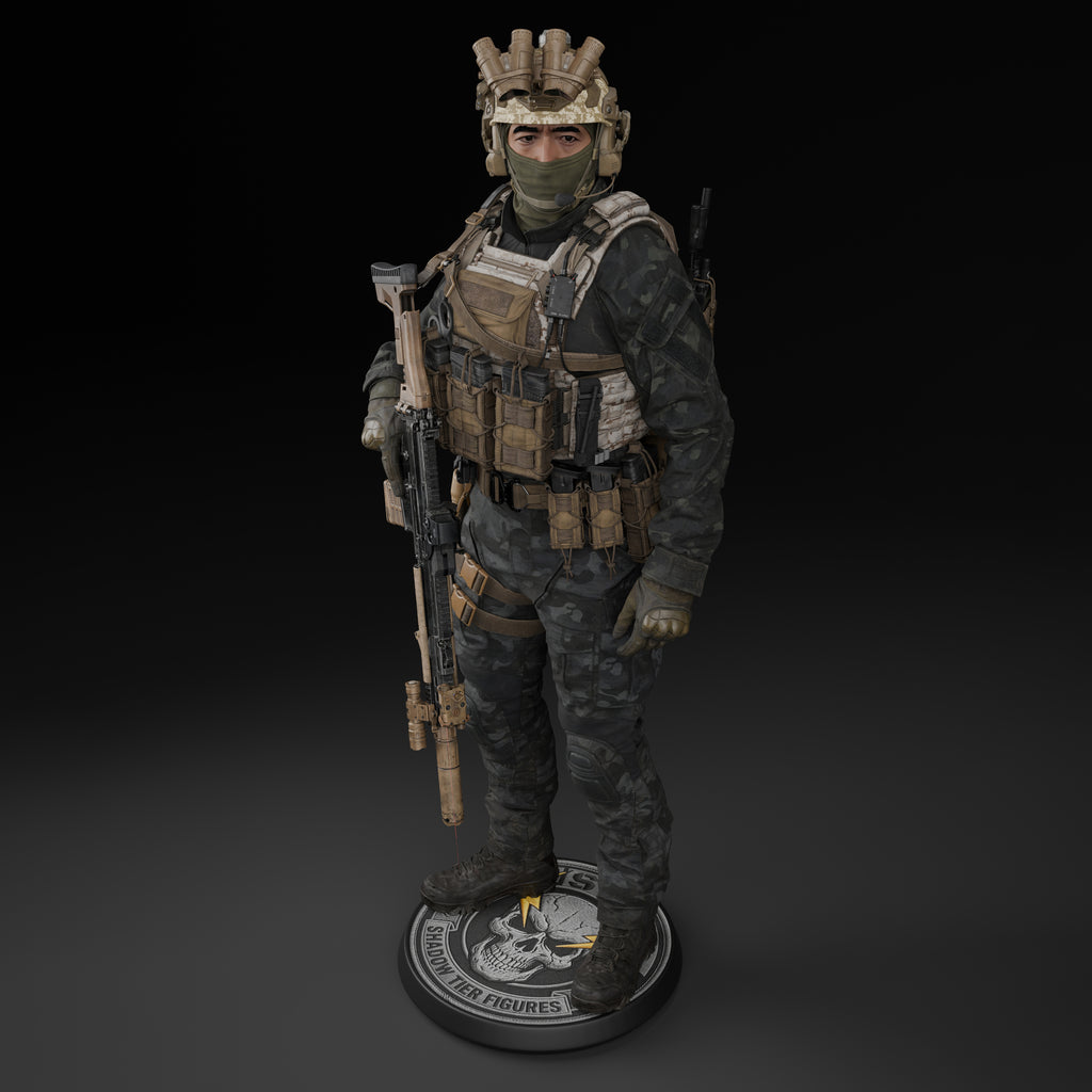 Shadow Tier Figures, Modern Military Figure - STF/001