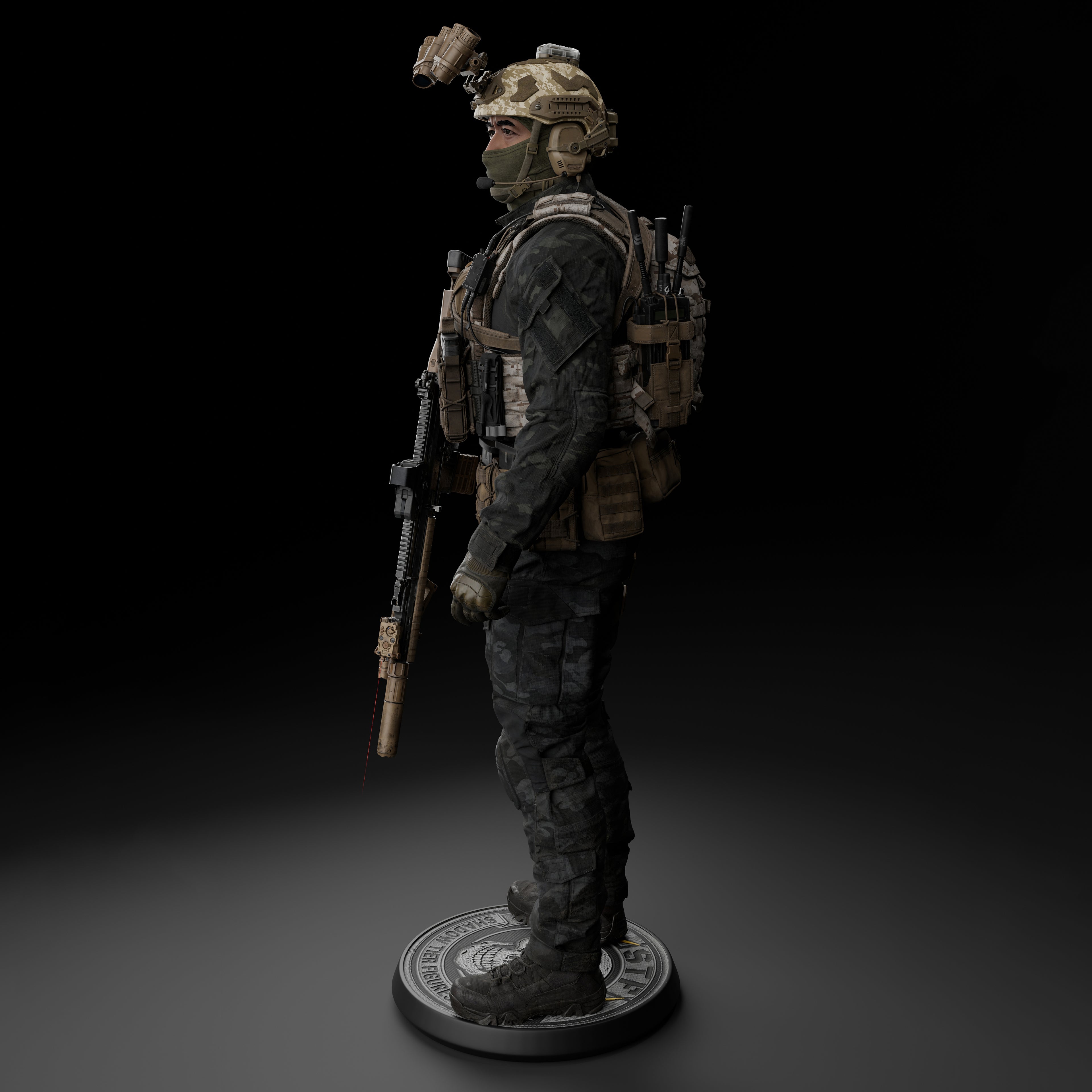 Shadow Tier Figures, Modern Military Figure - STF/001