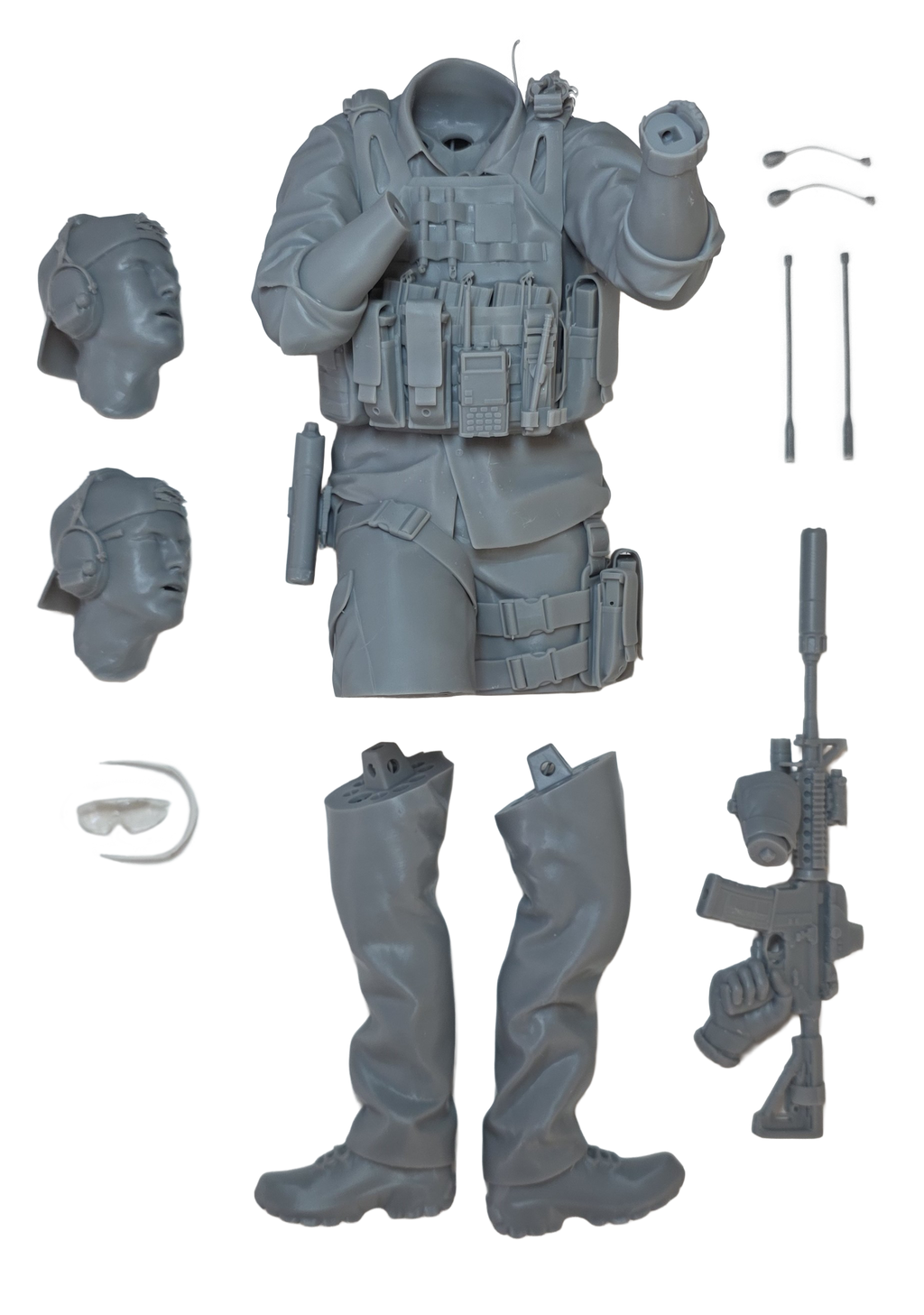 Shadow Tier Figures, Modern Military Figure - STF/004