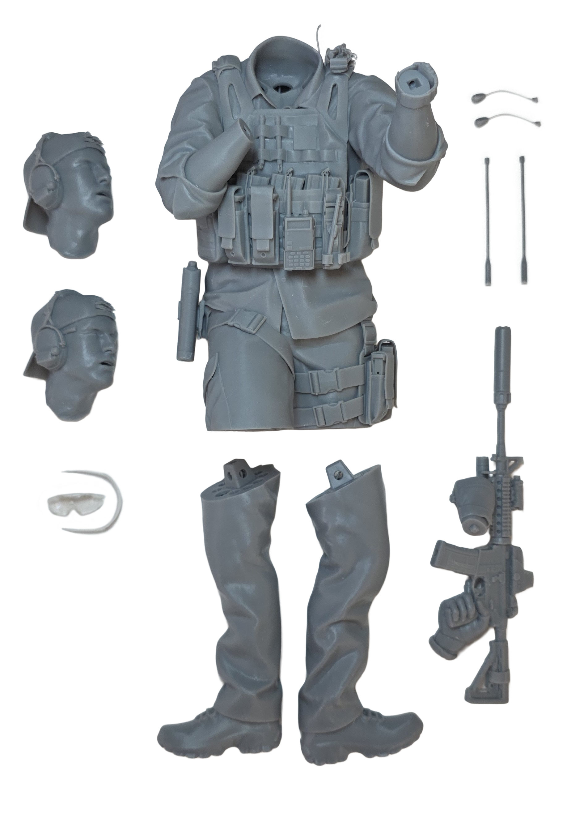 Shadow Tier Figures, Modern Military Figure - STF/004