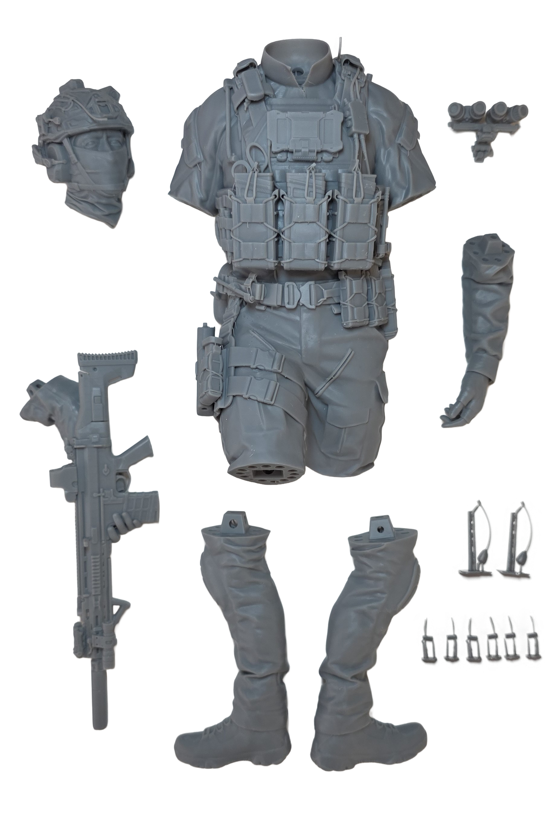 Shadow Tier Figures, Modern Military Figure - STF/003
