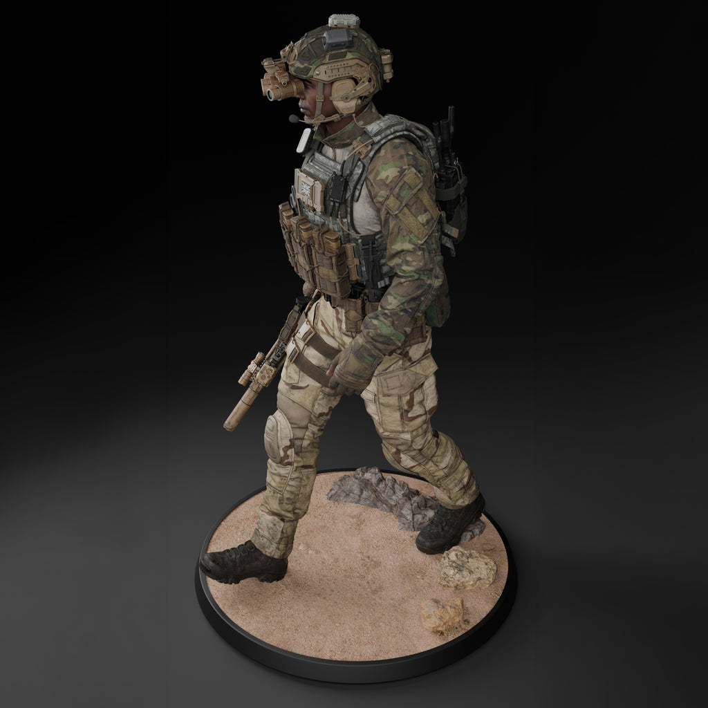 Shadow Tier Figures, Modern Military Figure - STF/003