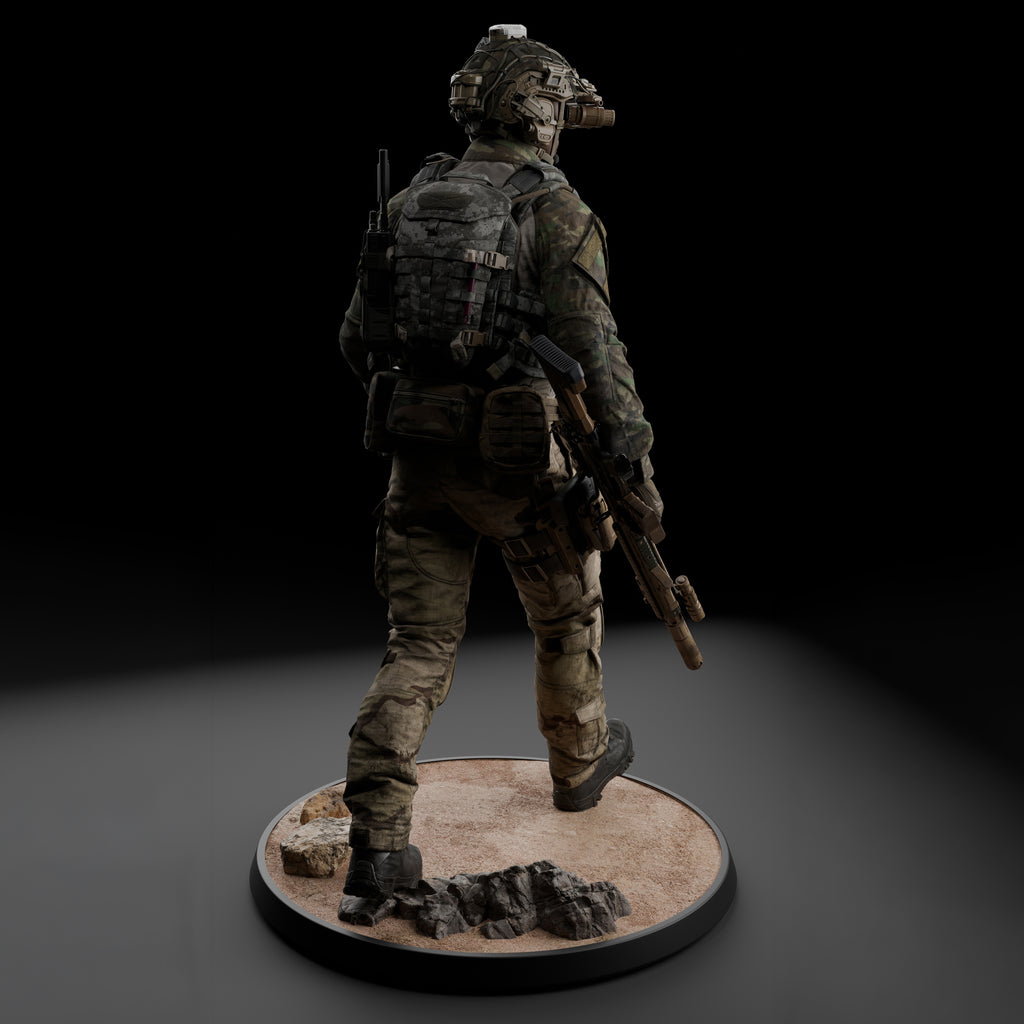 Shadow Tier Figures, Modern Military Figure - STF/003