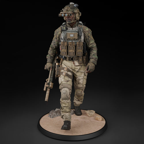 Shadow Tier Figures, Modern Military Figure - STF/003