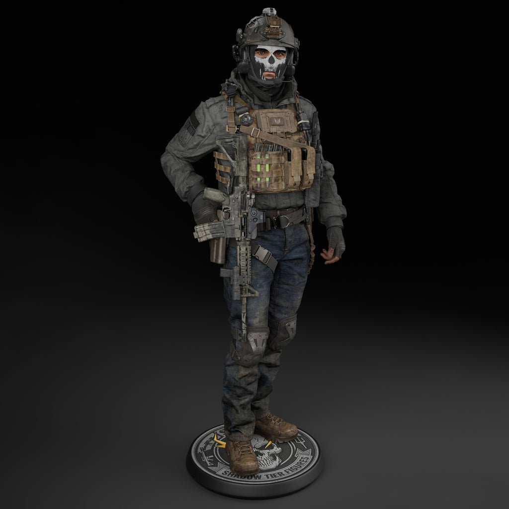 Shadow Tier Figures, Modern Military Figure - STF/002