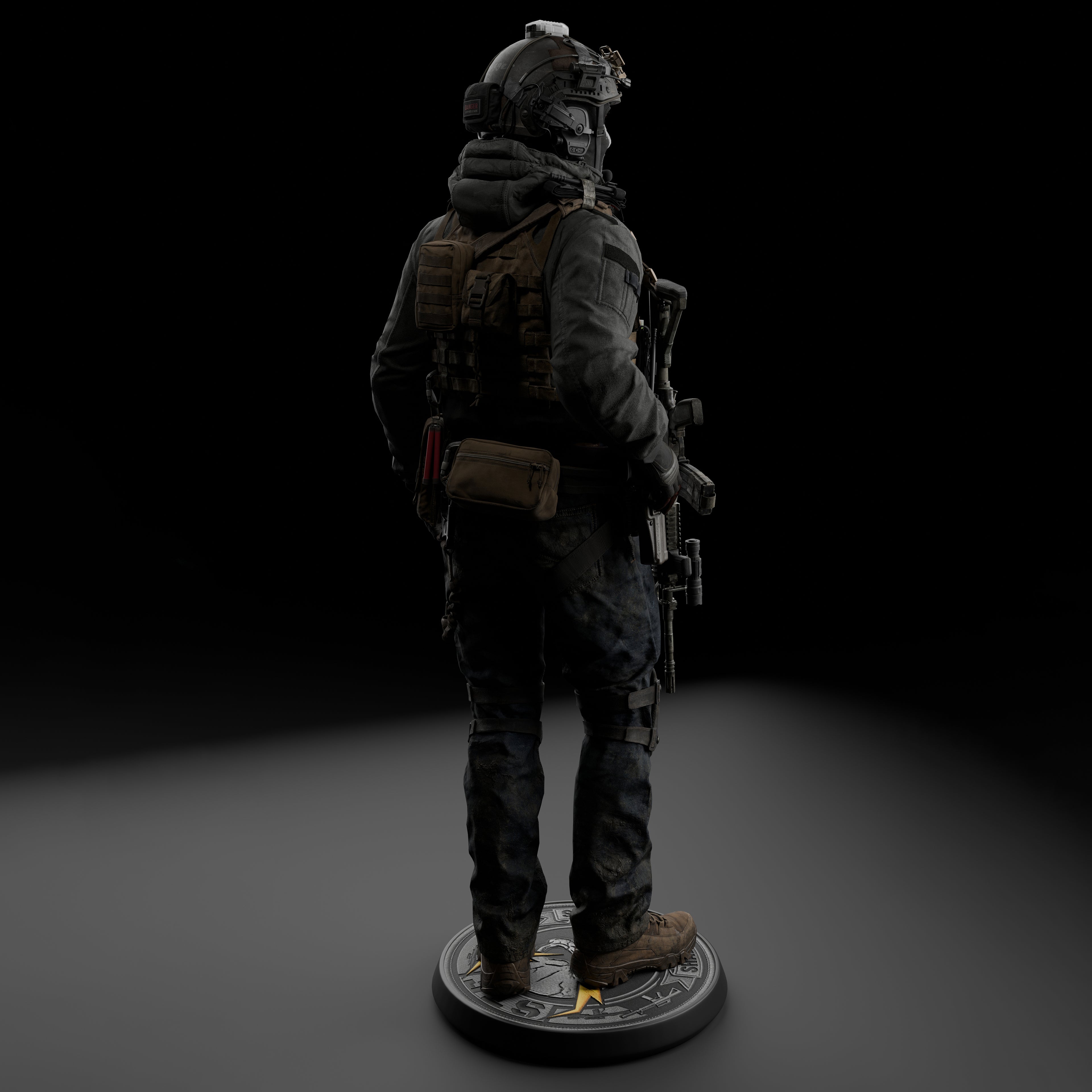Shadow Tier Figures, Modern Military Figure - STF/002