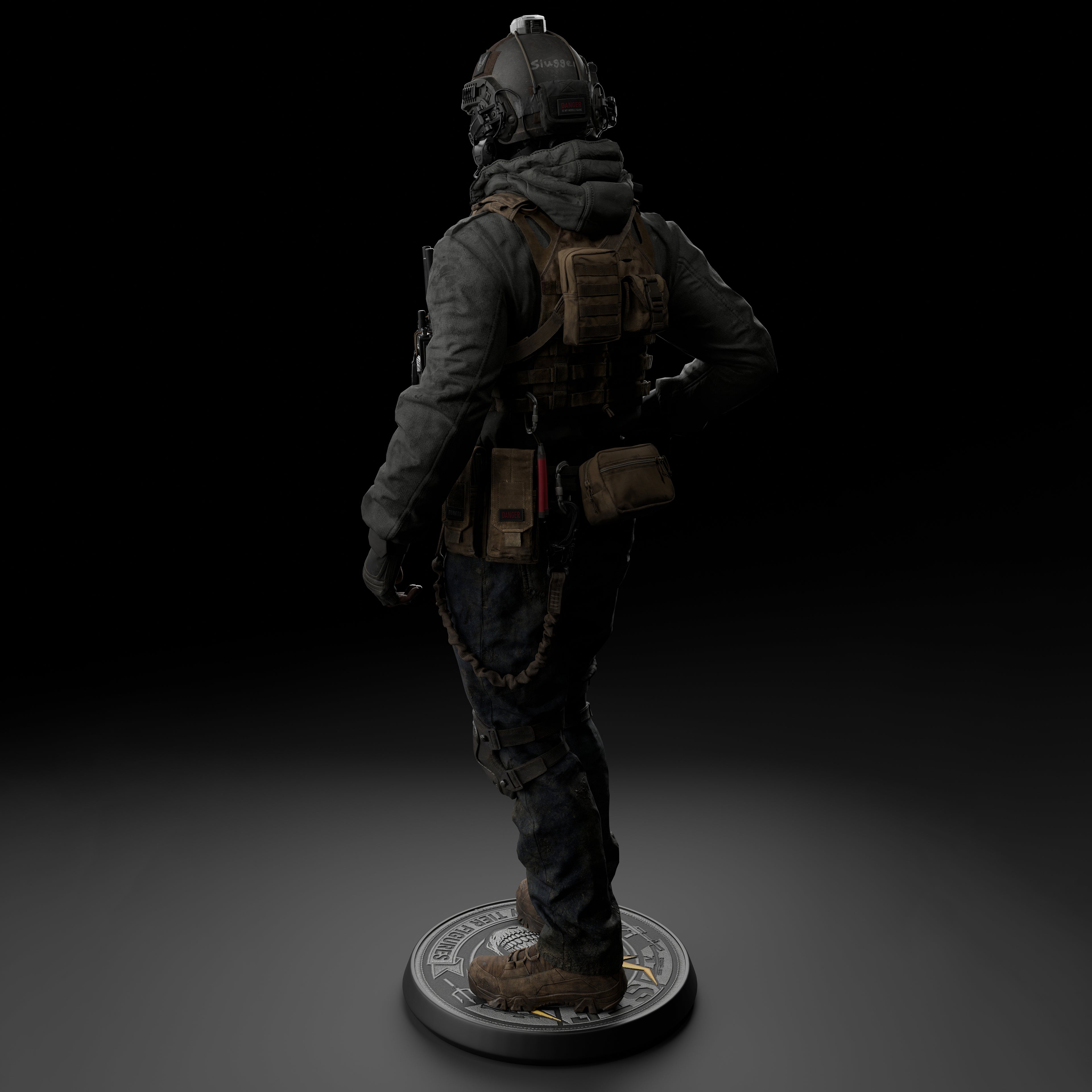Shadow Tier Figures, Modern Military Figure - STF/002