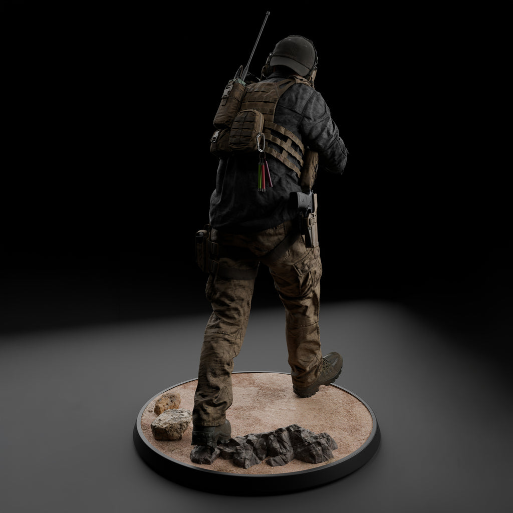 Shadow Tier Figures, Modern Military Figure - STF/004