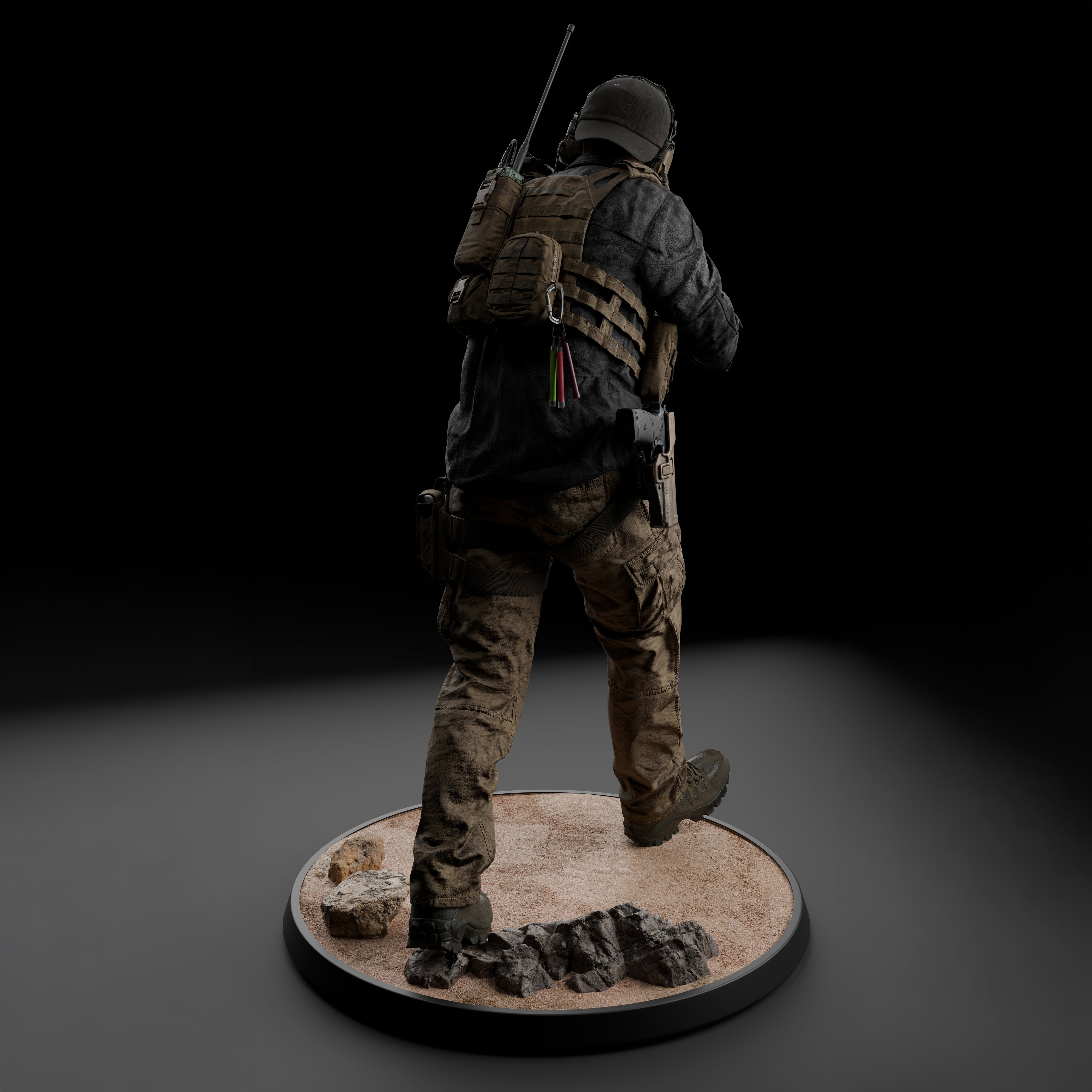 Shadow Tier Figures, Modern Military Figure - STF/004