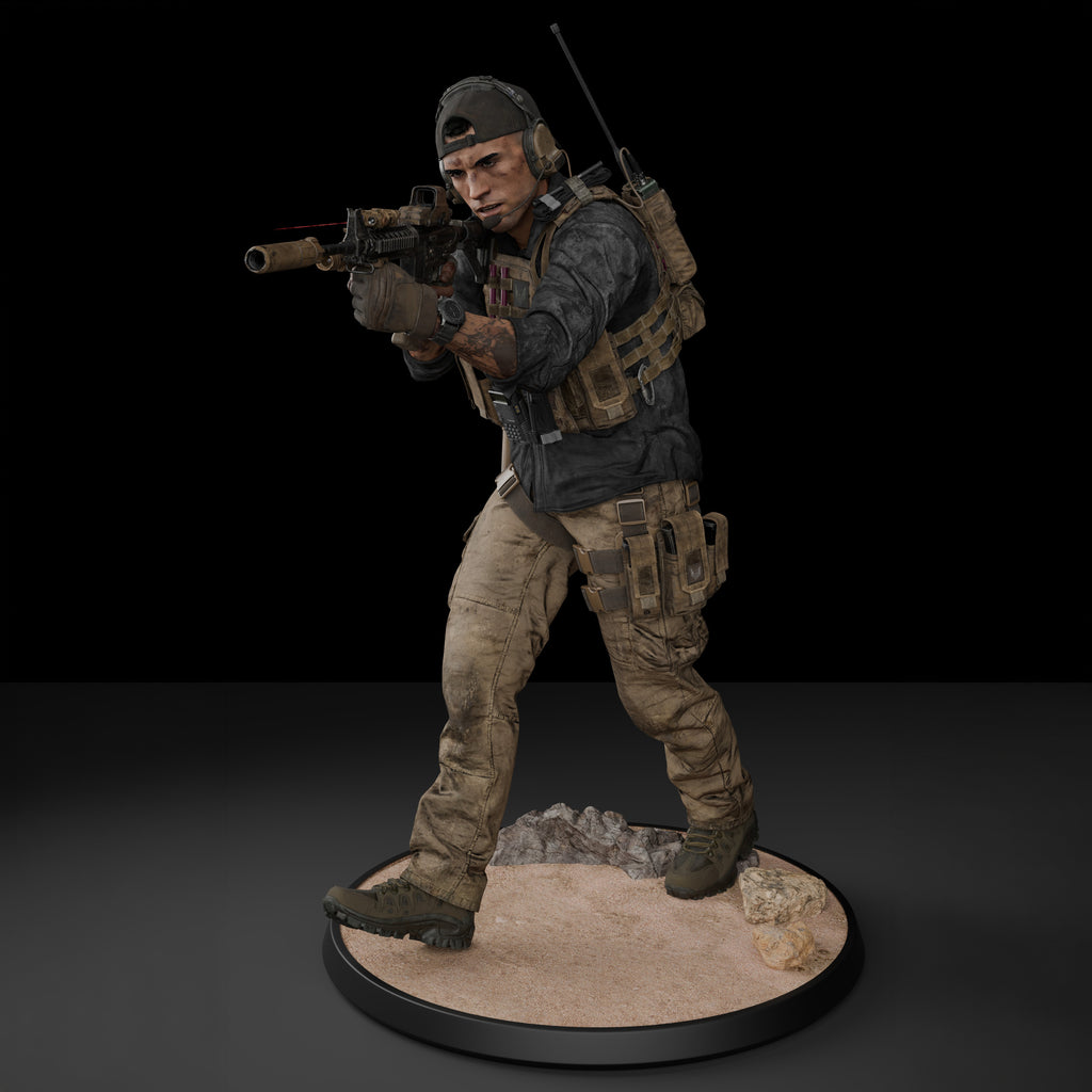 Shadow Tier Figures, Modern Military Figure - STF/004